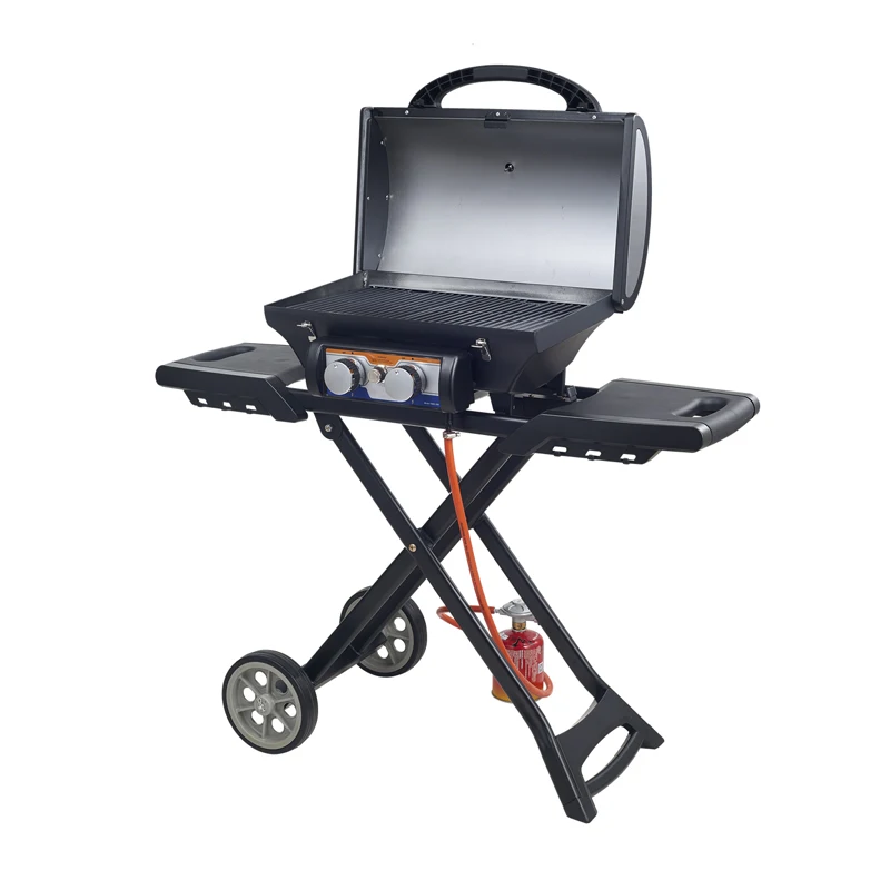 Portable Gas BBQ Grill Outdoor BBQ Grills Foldable Camping Grill