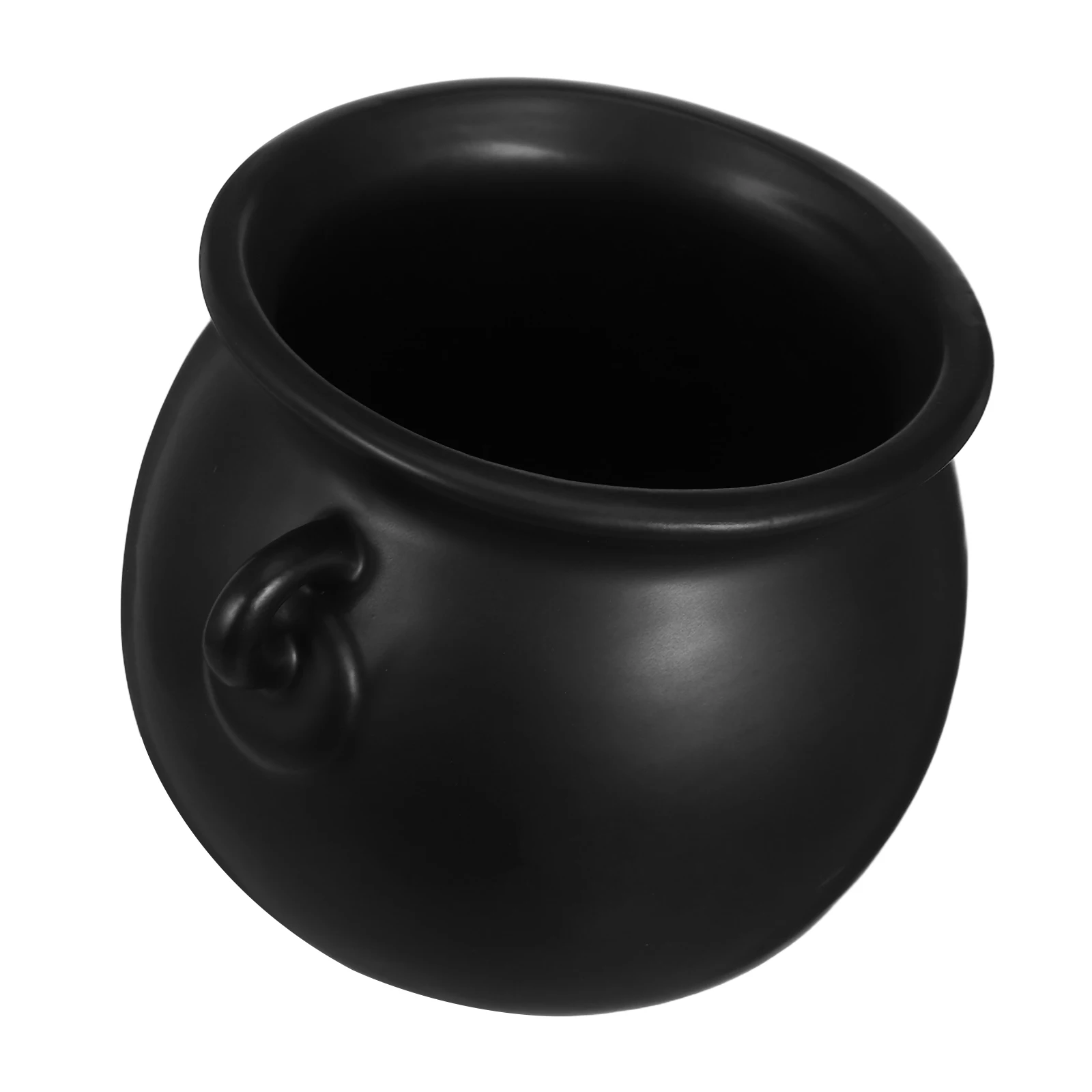 

Halloween Witch Pot Cauldron Bowl Candy Serving Plate Dessert Ceramic Ceramics Bowls