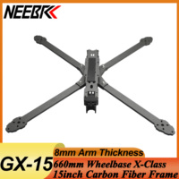GX-15 15 Inch FPV Frame Kit 660mm Enhanced Carbon Fiber Rack 8mm Arm for RC Freestyle X-Class Long Range Drone X-class DIY Parts