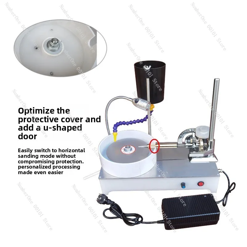 Gemstone Polishing Machine Small Jewelry Faceting Machine Electric Clipper Grinding and Polishing Machine