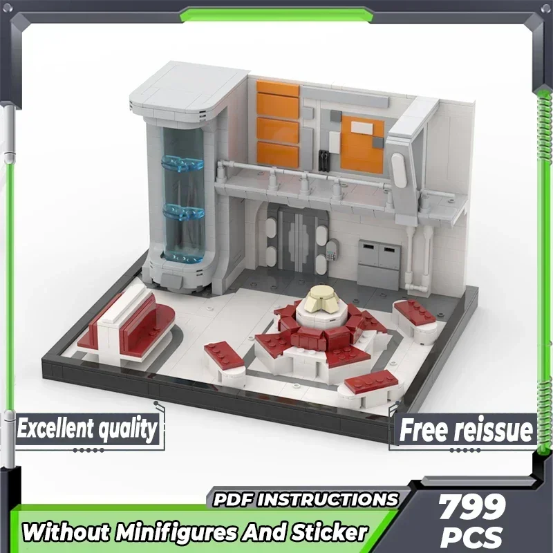 

Star Movie Model Moc Building Bricks Atrium Main Operations Center Technology Modular Blocks Gift Christmas Toy DIY Set Assembly