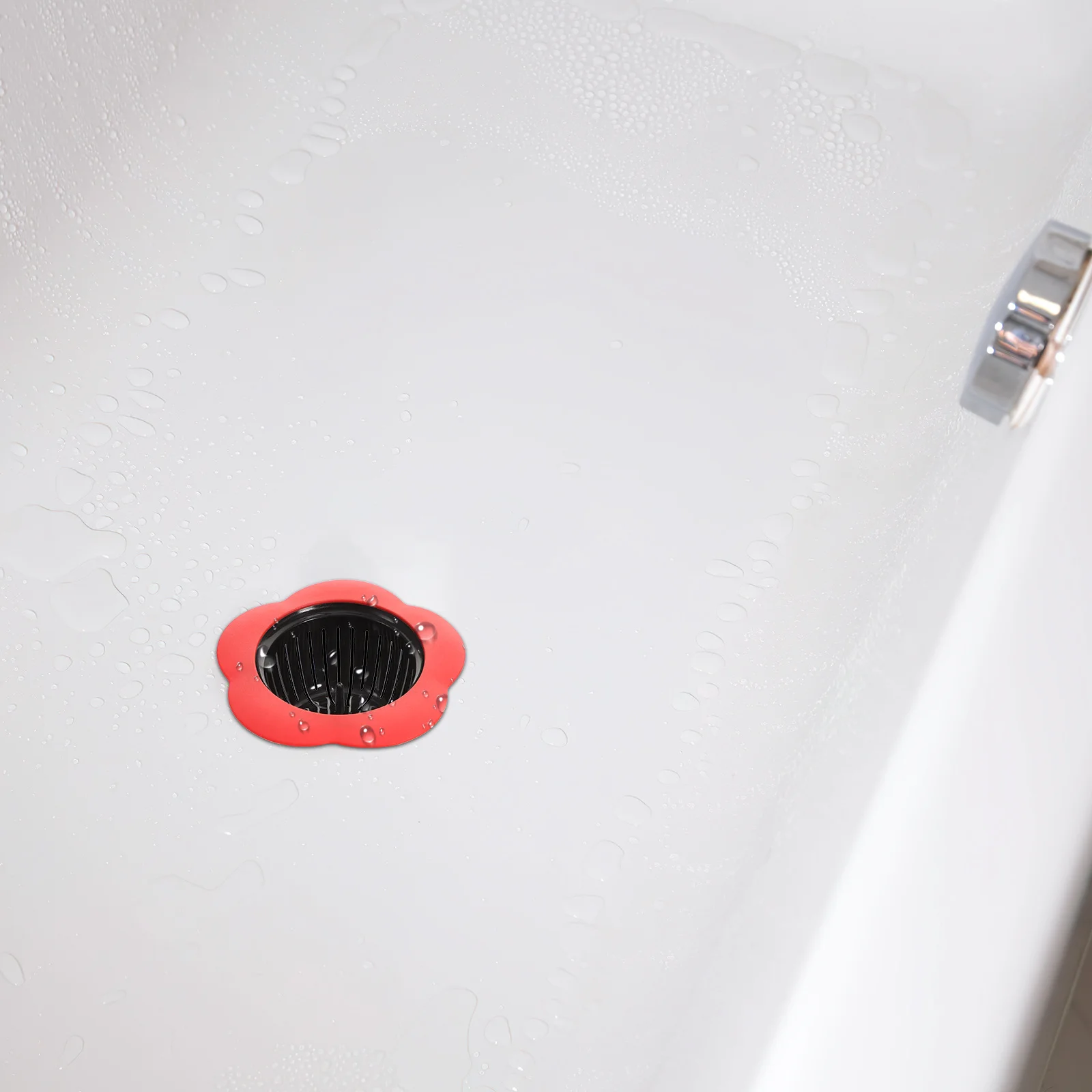 4 قطعة بالوعة المطبخ استنزاف تصفية مصفاة متينة الشعر الماسك للاستخدام المنزلي كبير واسعة حافة مصفاة حوض المطبخ