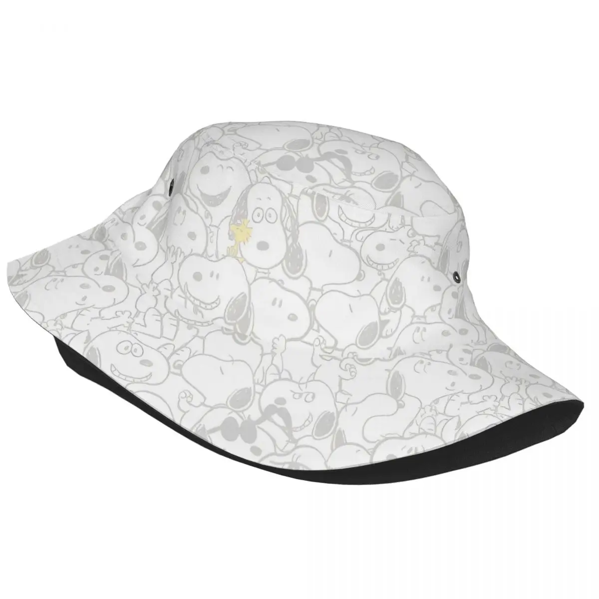 Vacation Headwear Snoopys Outfits Bucket Hat Cute Women Sun Bob Hats