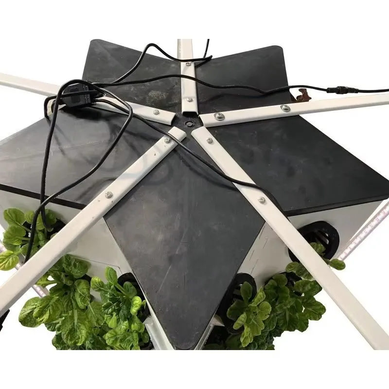 Garden Indoor DIY Hydroponic System Vertical Grow Tower for Lettuce/Celery/Vegetable/Crops Aeroponics Growing