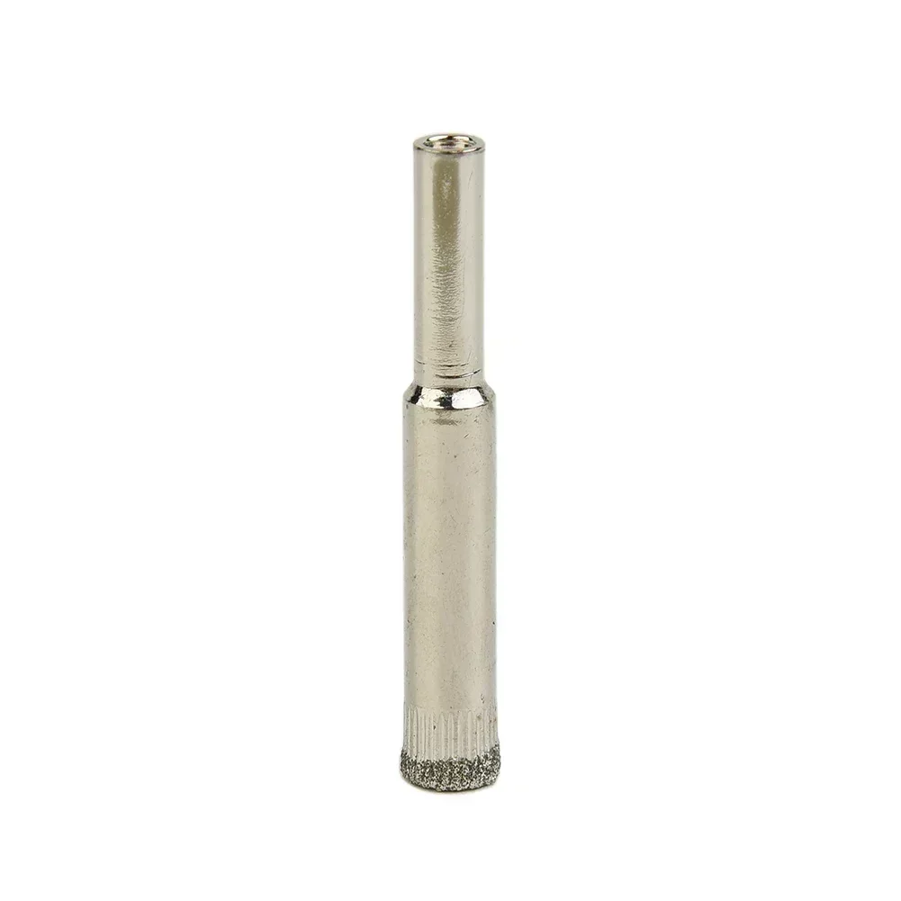 Ceramic Hole Opener Drilling Glass Marble Saw 8mm Cutter Diamond Drill Bit Silver Supplies Tile Workshop 10pcs