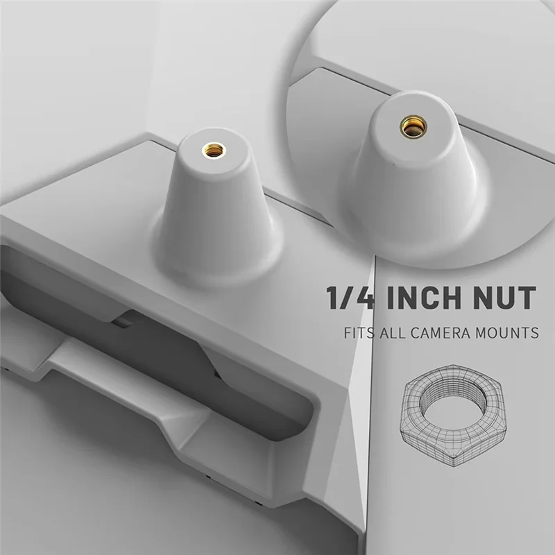 -AT37 For Starlink Mini Adapter Mount,For Starlink Mini Dish, Suction Cup Mount And Tripod Mount Base,1/4 Inch Nut Mount