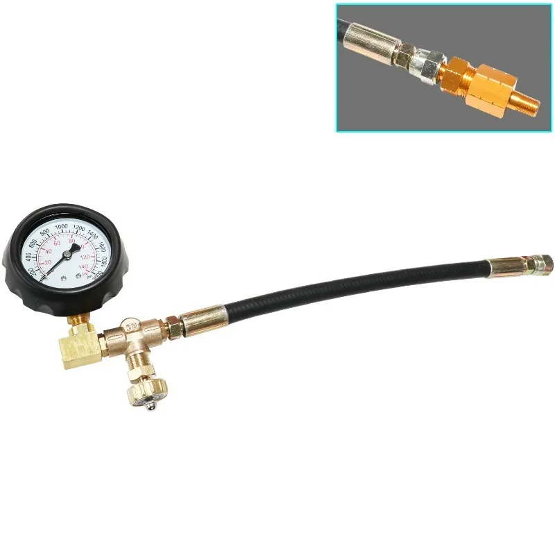 Power steering tester, automotive hydraulic power steering system pressure tester, pressure test gauge