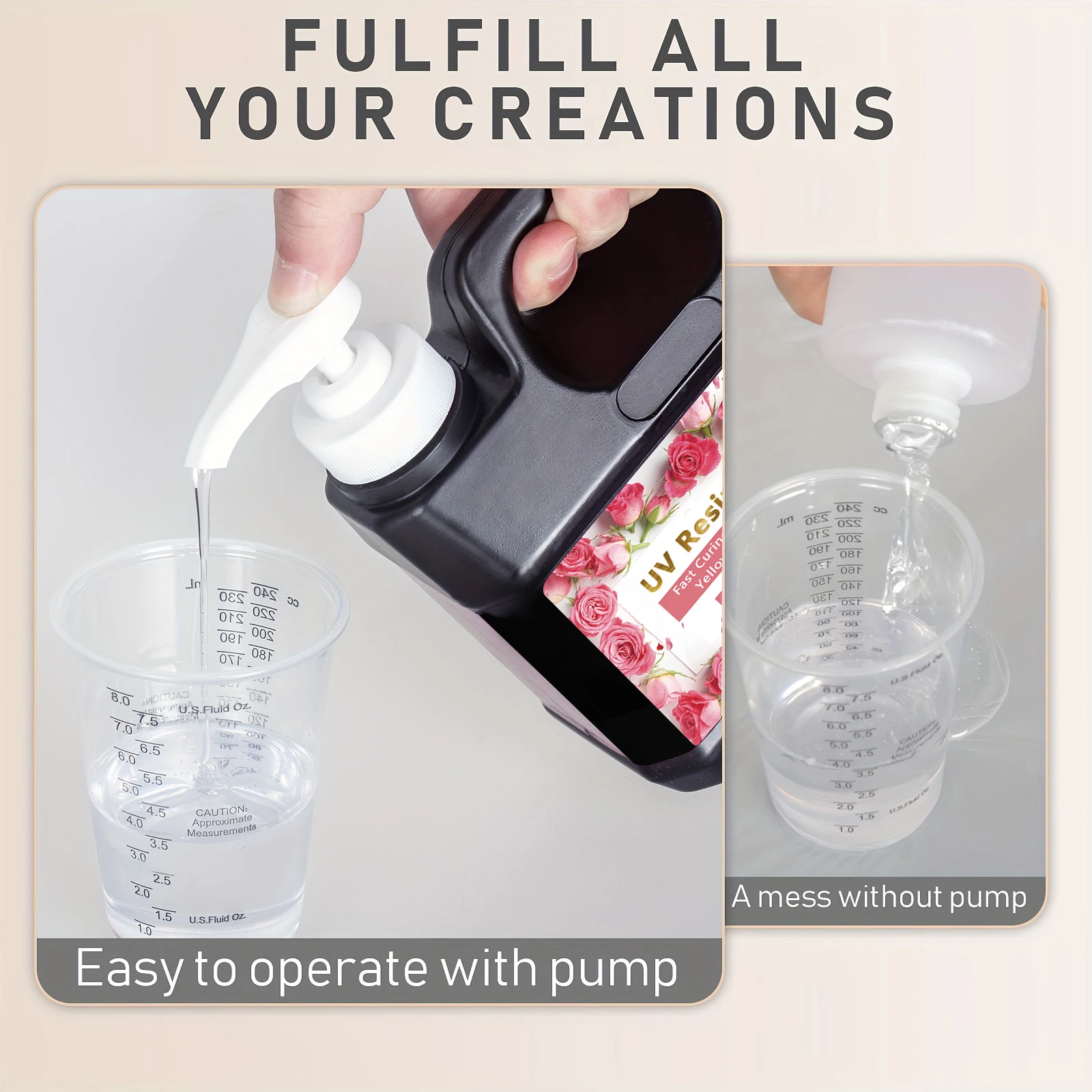 مجموعة إيبوكسي راتنج الأشعة فوق البنفسجية ، لمعان عالي ، مقاومة للأشعة فوق البنفسجية ، فن خالي من الرائحة ، شفاف كريستال ، علاج سريع ، فن راتنج الصب ، صناعة مجوهرات تصنعها بنفسك