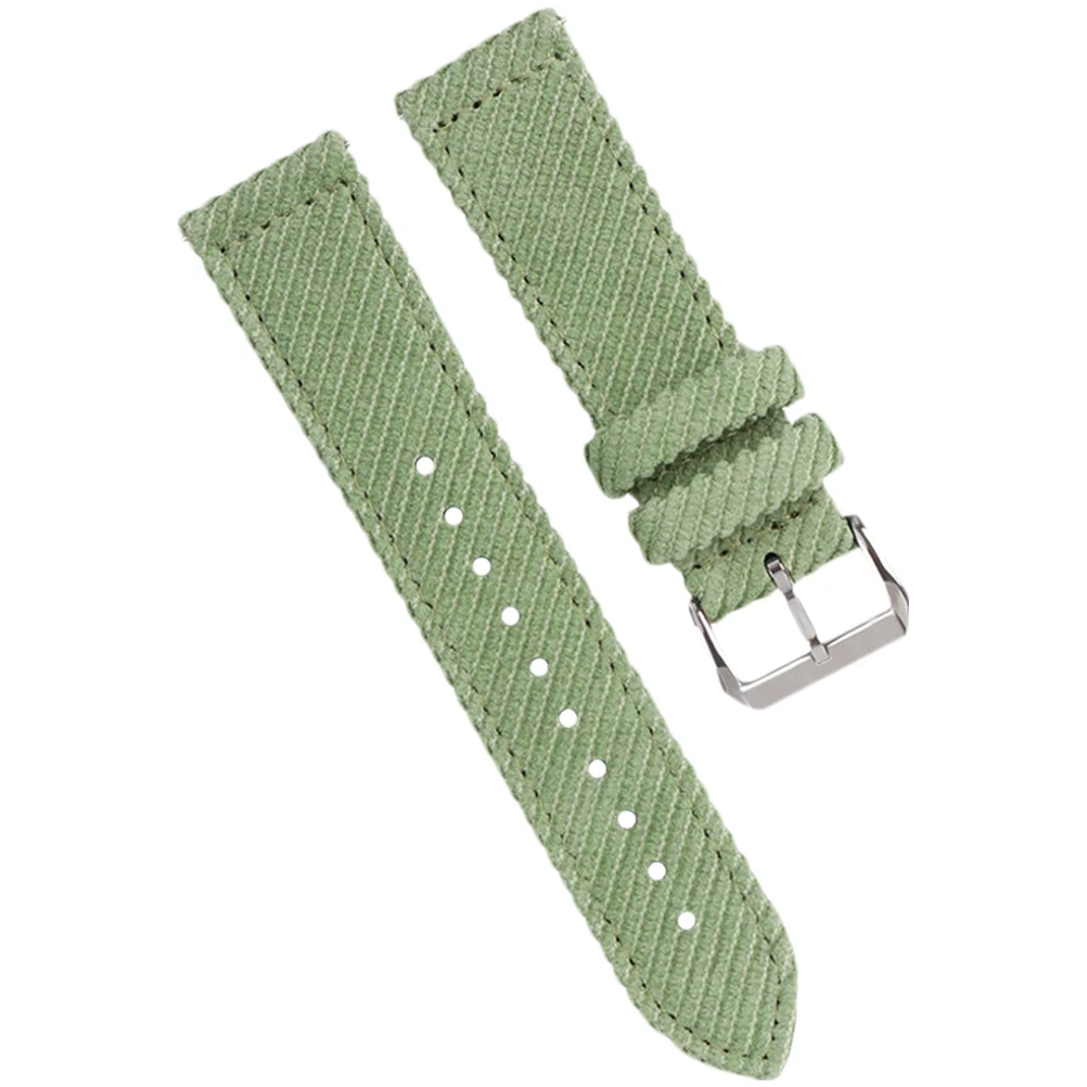 

20Mm Nylon Band Replacement For Watch Metal Buckle Adjustable Wrist Strap Men Women Compatible Daily Wear