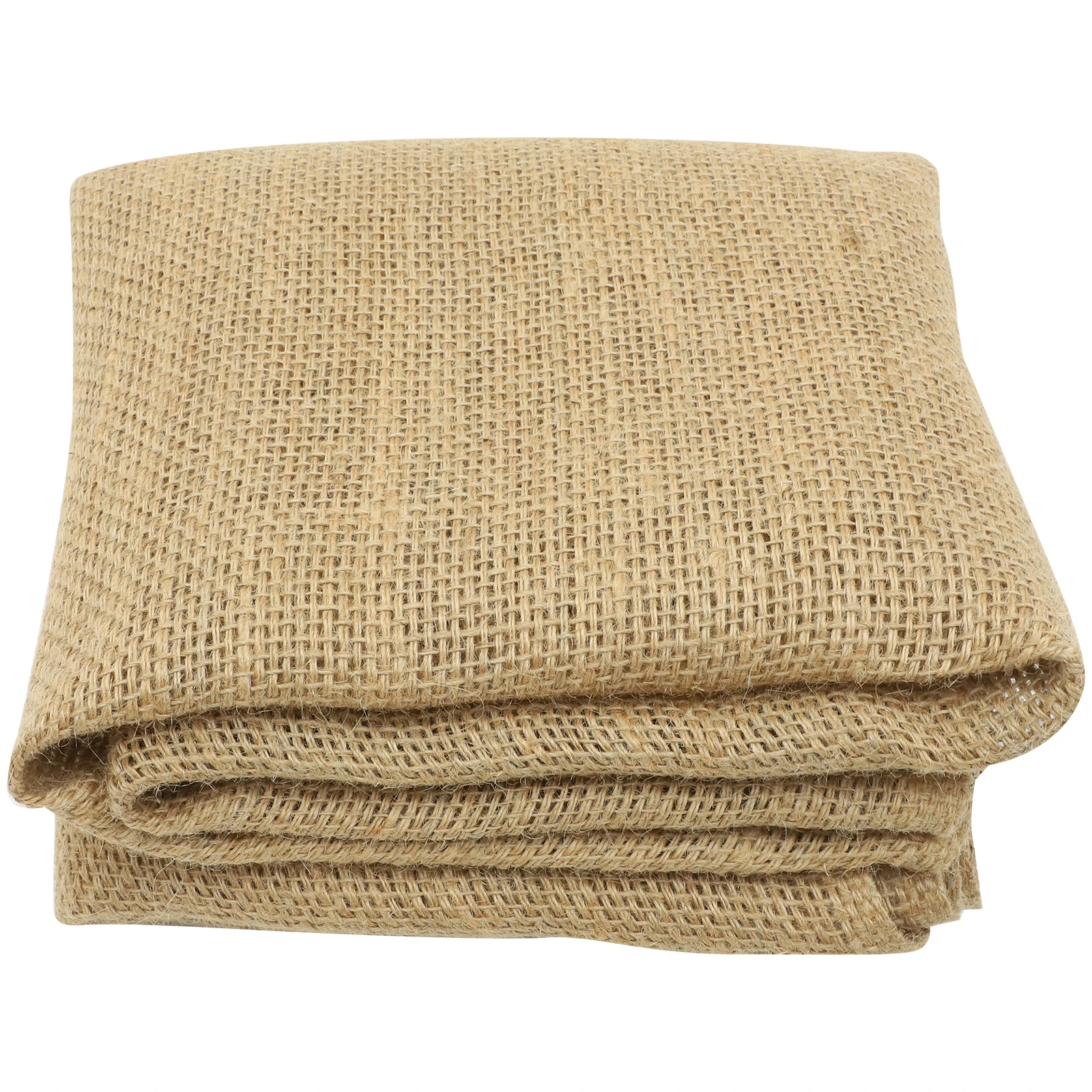 

Decorative Background Cloth 1m x 2m Natural Linen Fabric Burlap Table Runner Classroom DIY Craft Material Reusable Art Supply