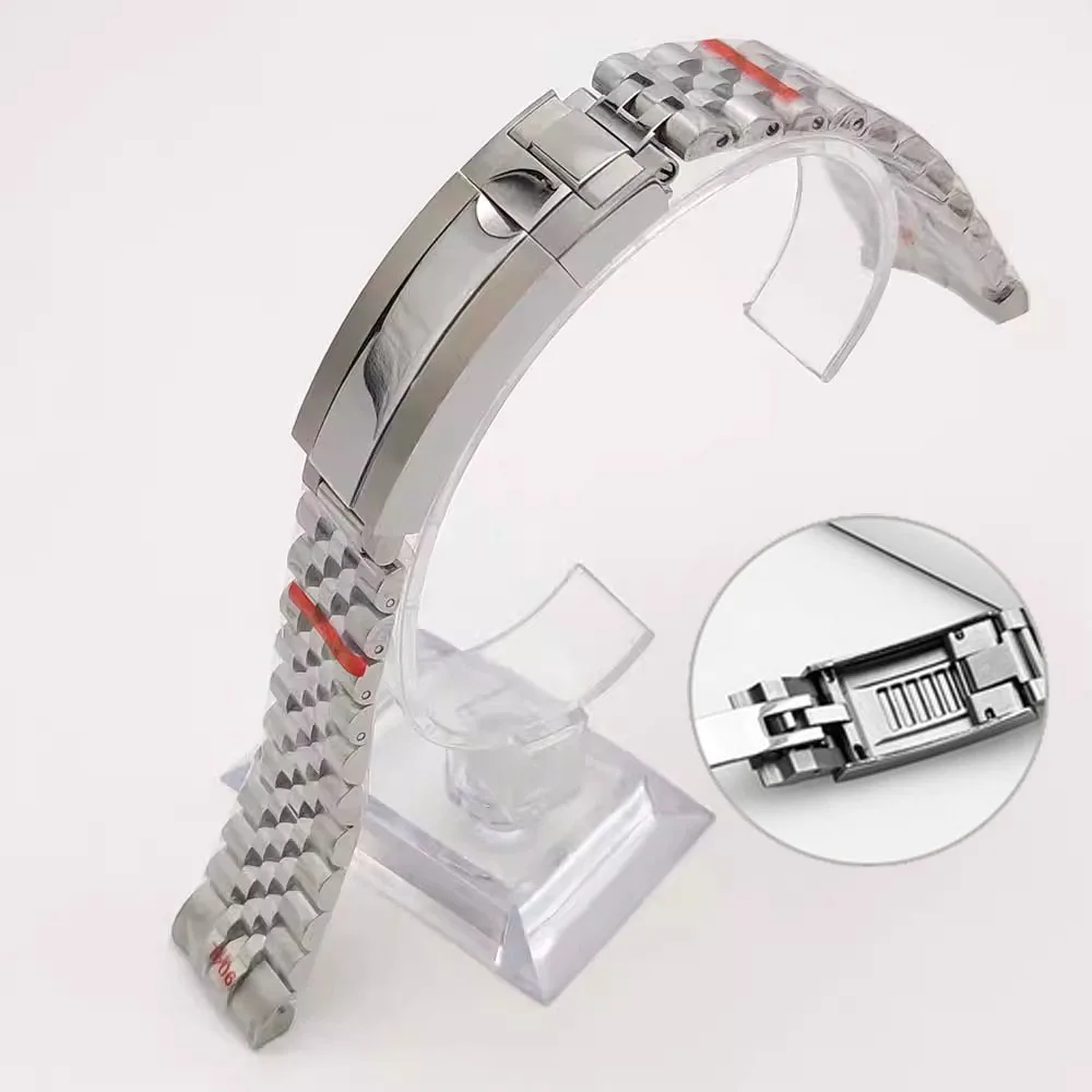 

Jubilee Watch Band For Rolex Sub GMT Yacht Daytona 20mm 21mm Men's Strap Luxury watch chain Mod Parts Replacement Accessories