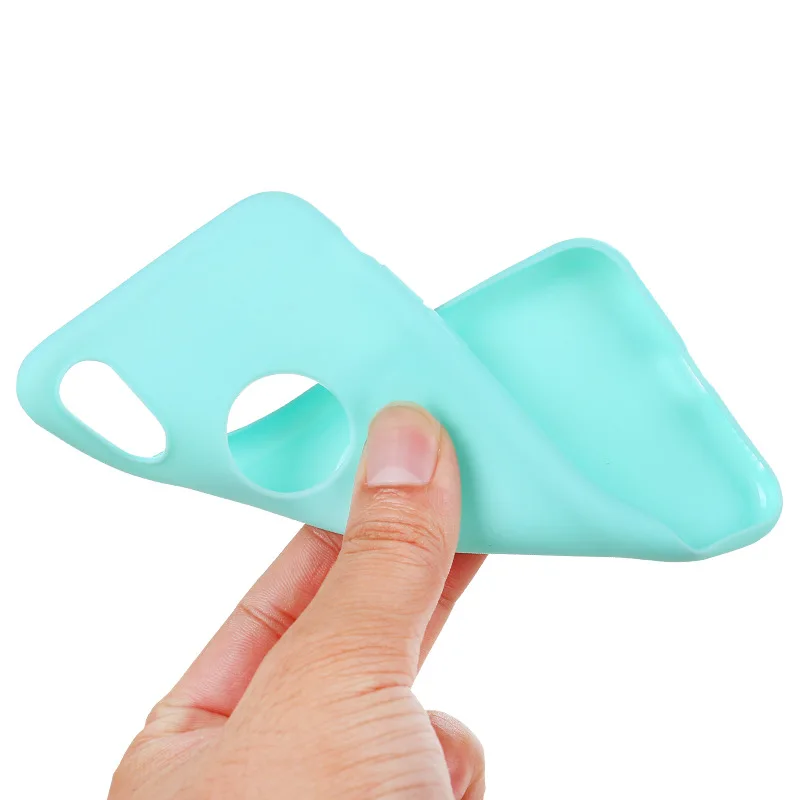 Matte Soft Silicone Candy Pudding Cover For iPhone 6 6S 7 8 Plus X Xr Xs 11 12 Pro Max SE 2020 Flexible Gel Phone Protector case