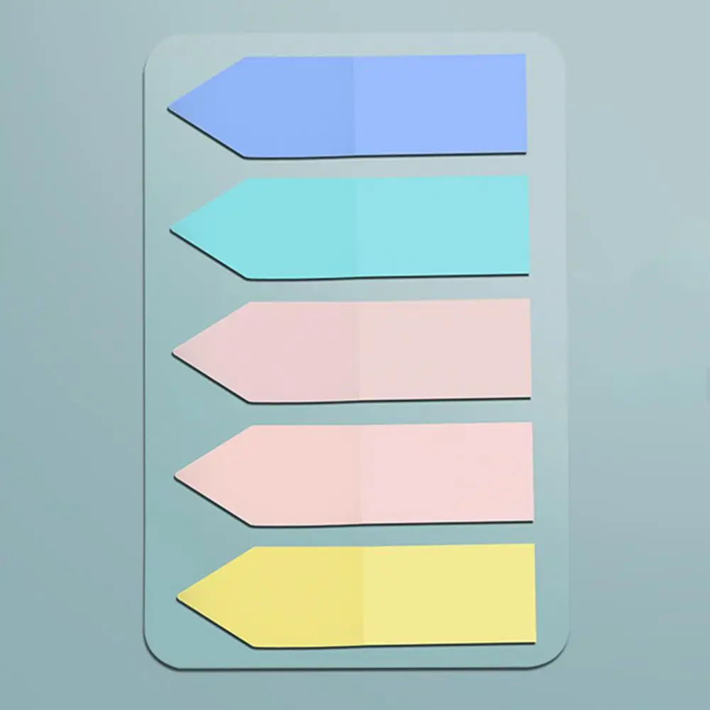 6Pcs/Pack Universal Page Flags Assorted Colors Page Labels Transparent Book Sticky Index Notes Markers Flags  Writing