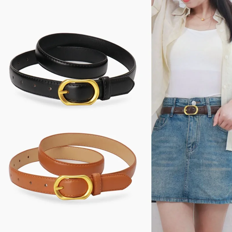 Belt for Women Designer Belts Casusl Fashion Lady Belt Black Brown White Belts for Jeans Strap for Dresses Women\'s Trousers Belt