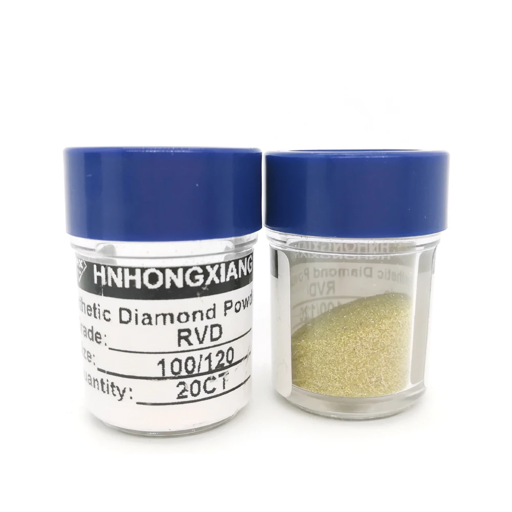 RVD Diamond Powder Crushed Synthetic Diamond Grit 80/100 Mesh Resin Bond Abrasive for Grinding Wheels Lapping Polishing