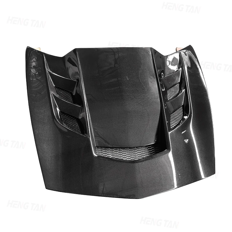 For Chevrolet Corvette C7 2014-2019 Carbon Fiber Original Hood FRP Front Hood Ventilation Cover Body Kit Car Accessories