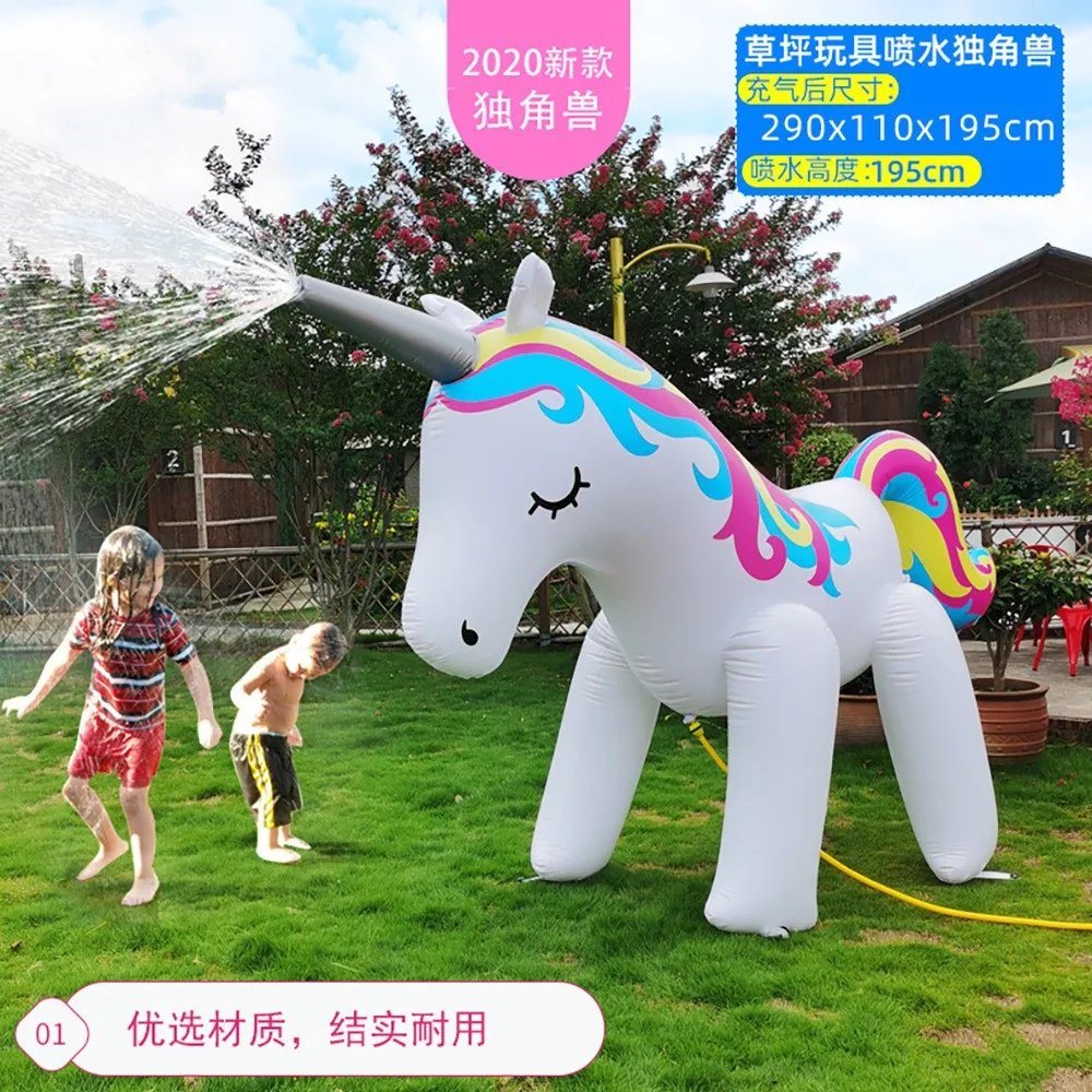 pvc inflatable water spray monster, inflatable water spray toy, inflatable sprinkler toy