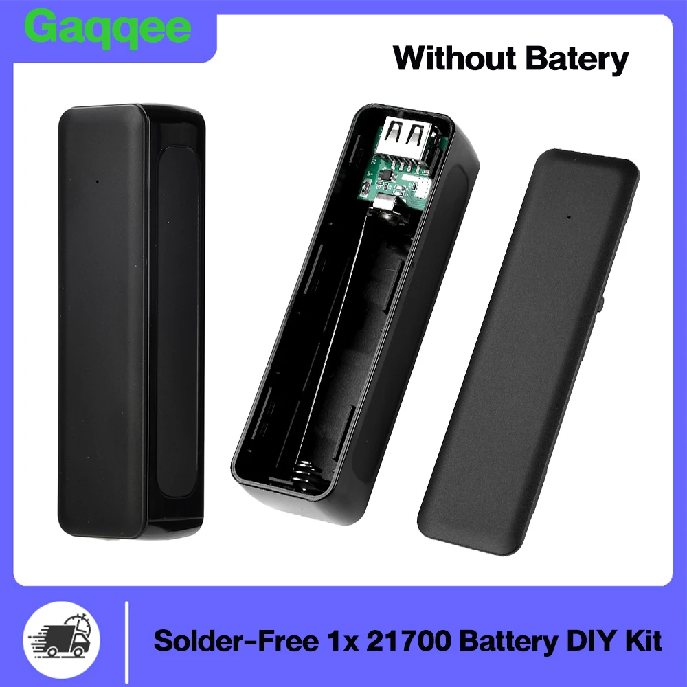 

Solder-Free Power Bank Case Type-C Mini Power Supply 21700 Battery DIY Kit Without Battery Mobile Power Case