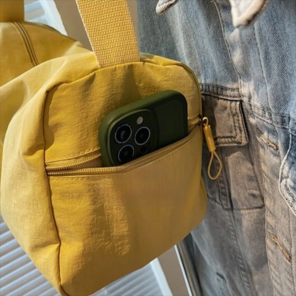 

Повседневная сумка через плечо большой емкости, дизайн через плечо, нейлоновая дорожная сумка, многоцветная сумка для фитнеса в ленивом стиле, спортивные принадлежности