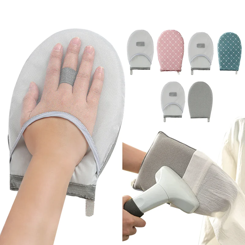 Handheld Mini Heat Resistant Ironing Pad Board Garment Steamer Ironing Gloves Household Washable Ironing Board for Fabrics