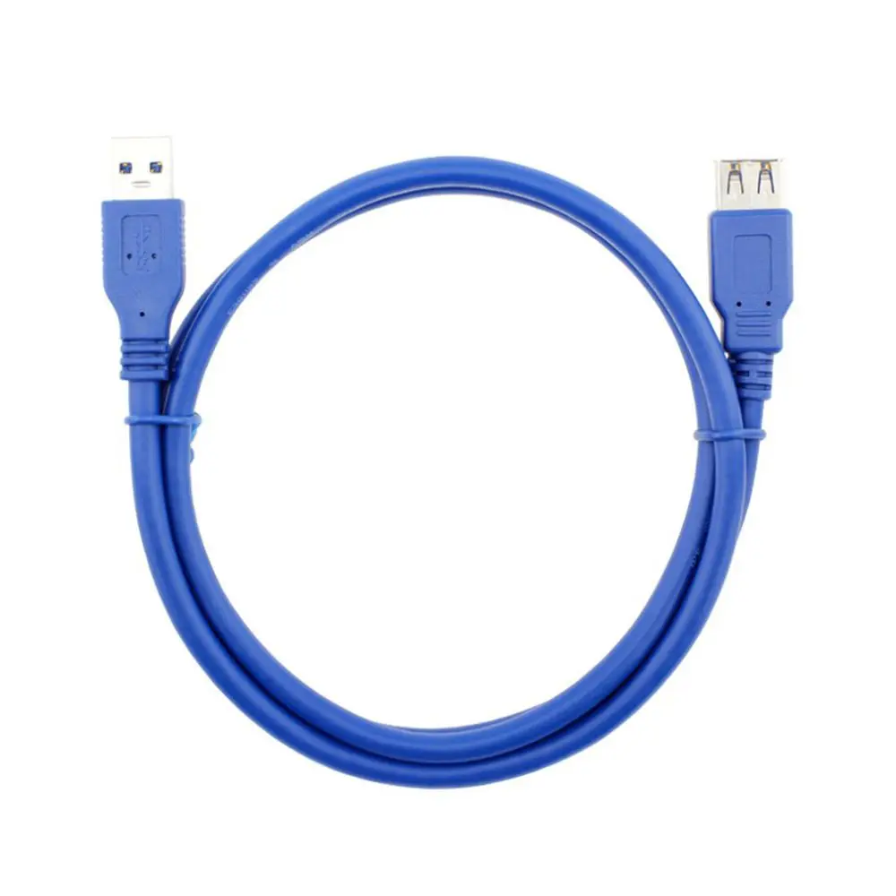 Cabo de Extensão USB 3.0 A Plug para AF, Alta Velocidade, Transmissão de Cabo de Dados do Computador, M/F, Atacado, 0,3 m-1m