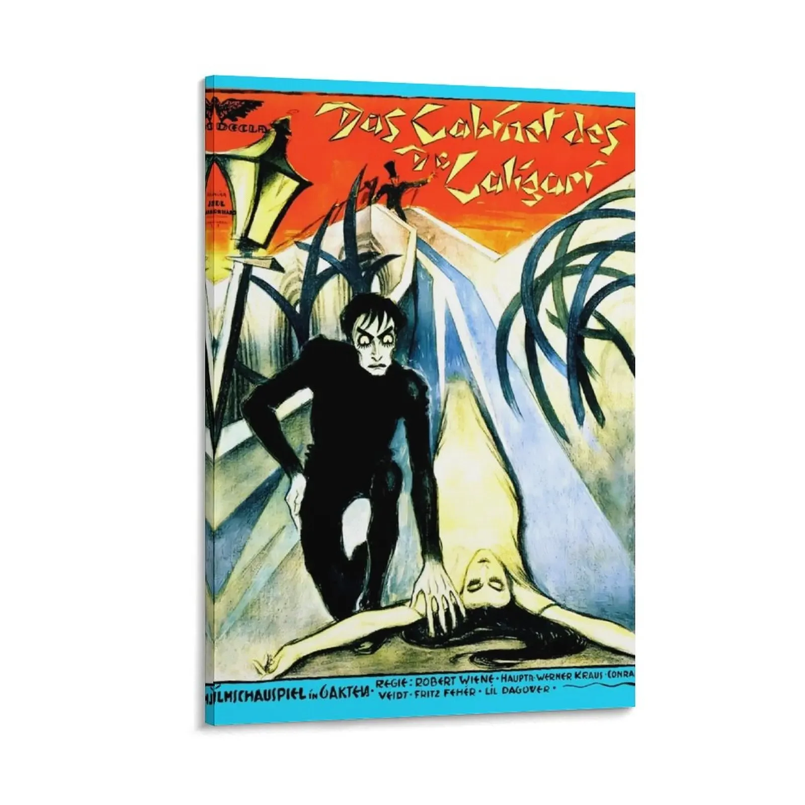 

The Cabinet of Dr. Caligari 1920 Geman Movie Poster Canvas Painting painting posters anime