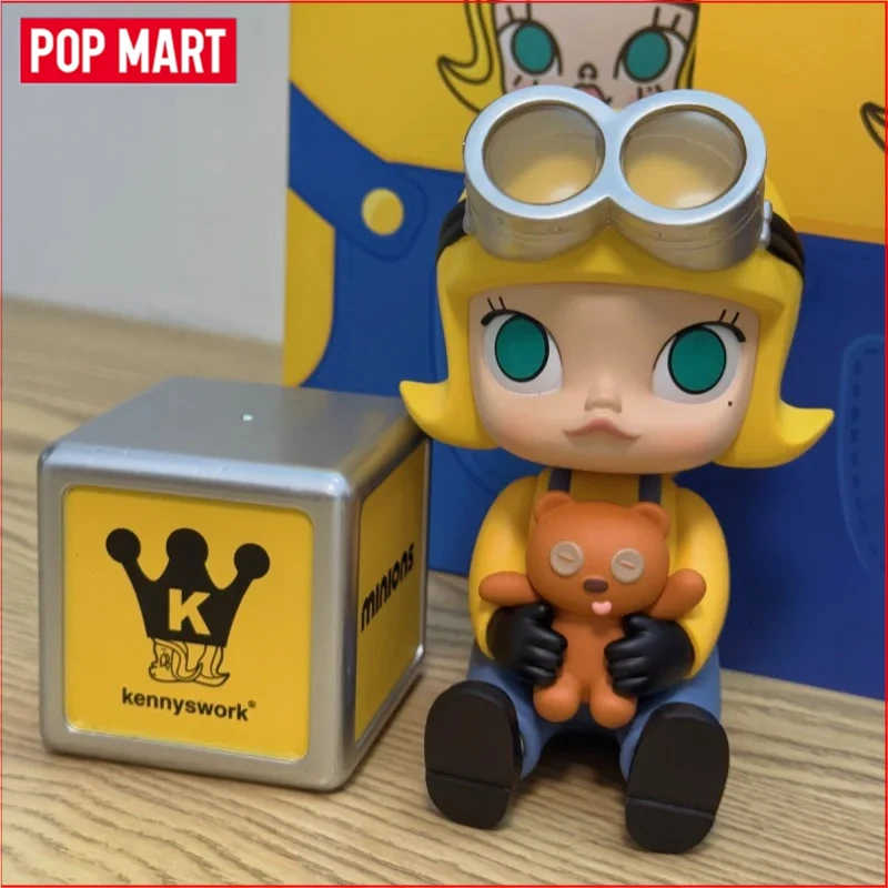 

Genuine POP MART MINIONS MOLLY Co-branded Shanghai Exhibition Limited Blind Box Anime Figure Home Decor Collected Toy Gift