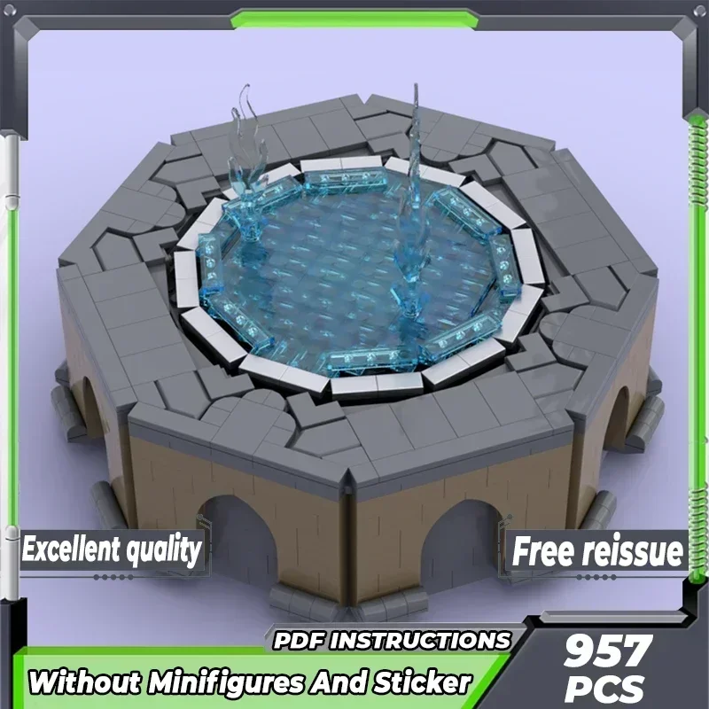 

Волшебная школьная модель Moc, строительные кирпичи, технология головного мастера, модульные блоки, подарок, Рождественская игрушка, набор «сделай сам», сборка