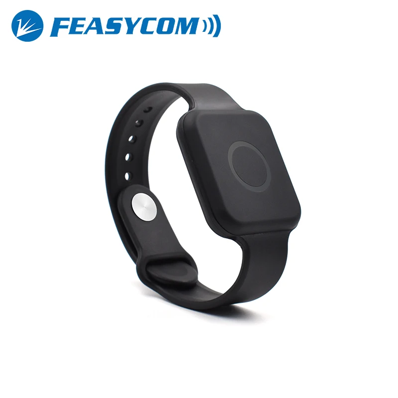 Bluetooth 5.1 Wristband Wearable Beacon Battery Powered Support iBeacon Eddytone for IoT Location