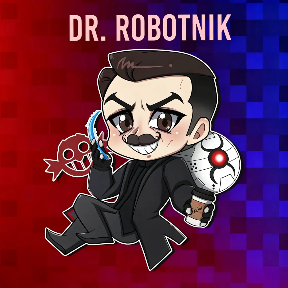 Sonic the Hedgehog Acrylic Pendant Keychain Featuring Dr. Ivor Robenick And Agent Stone - Sonic Movie Fan Art Collectible
