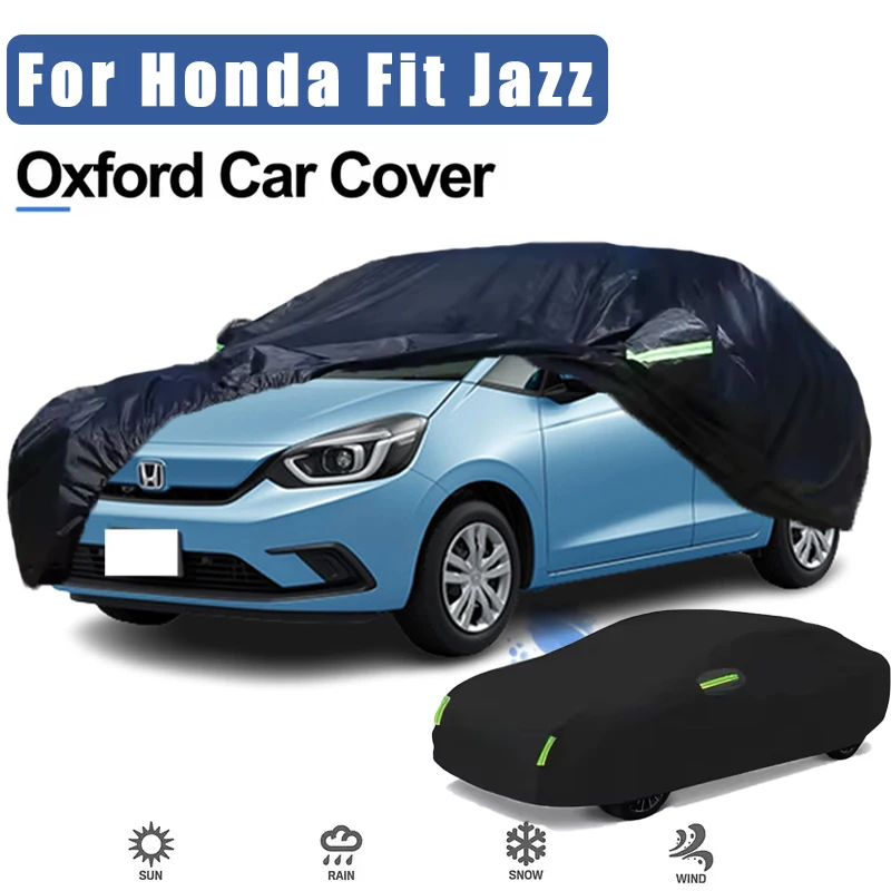 

For Honda Fit Jazz Outdoor Protection Full Car Cover Snow Covers Rainwater Sunshine Dustproof Scratches Car Accessories