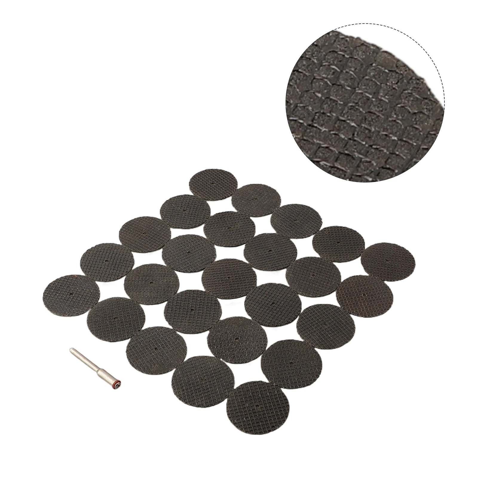 26pcs 1/8inch Cutting Wheel Set Fiberglass Reinforced For Rotary Tools Saw Blade 1/8’’ Shank Cut Off Discs HSS Circular Saw Set