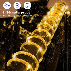 10M LED Lights Battery Box Indoor Outdoor Waterproof Tube Copper Wire Lights for Deck Patio Pool Camping Landscape Lighting