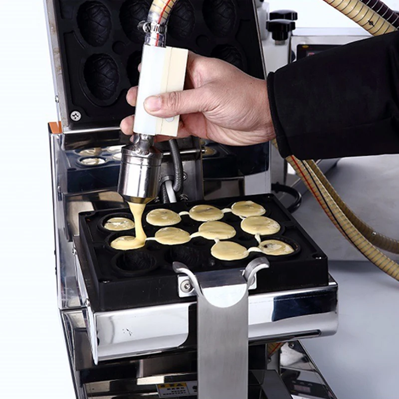 

Stainless Steel Taiyaki Maker Jam Filler Cream Filling Machine Batter Sauce Injector Injection Machine Grouting Machine