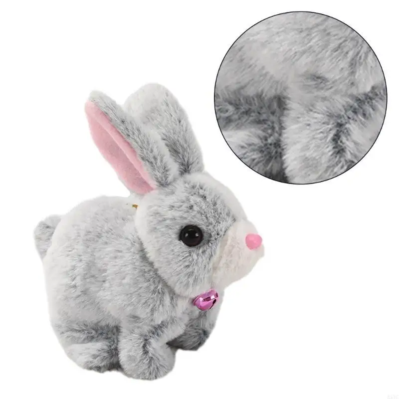 A5YC Simulatie Pluche Konijn Speelgoed voor Baby Leren Kruipen Konijn Interactieve Elektronische Huisdier Wandelen Dieren Gunst