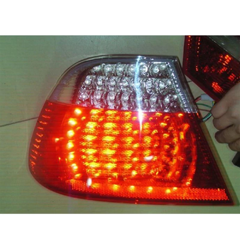 For BMW E46 2 Doors 320 328 325 330CI LED Taillight Back Rear Lamp 2002-2005 Year Red White