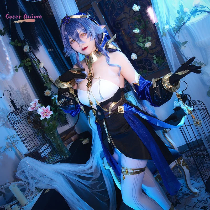 Disfraz de Layla, juego Genshin, uniforme de impacto, Halloween, carnaval, fiesta, Navidad, ropa de rol
