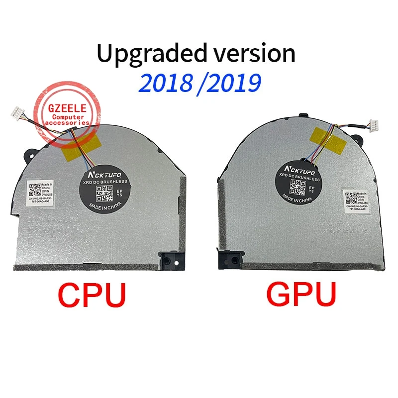 

New Laptop CPU GPU Cooling Fan For LENOVO Legion Y530-15ICH Y530-15ICH 2018 Year Upgraded version