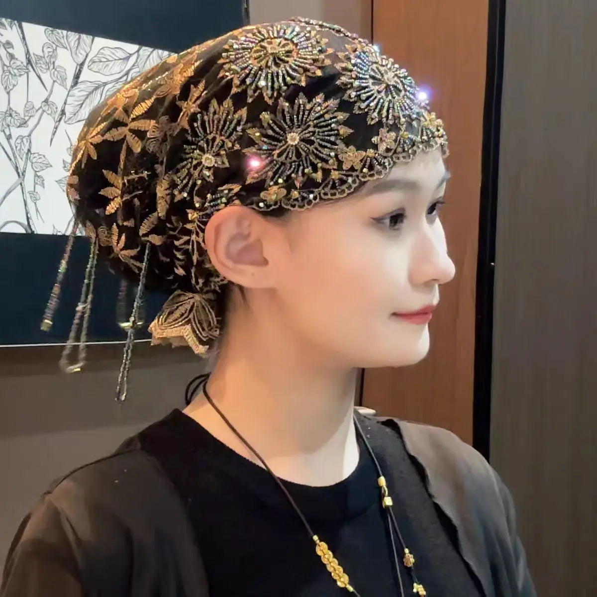 

Free Shipping Hijab Muslim Women Shawl Headscarf Luxury Tassels Chiffon Scarf Malaysia Kufi Islam Summer Student Turban 05450