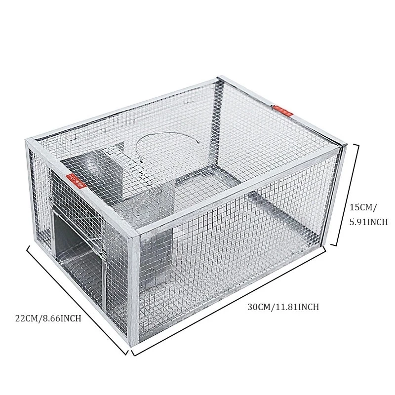 Domowa ciągła pułapka na myszy duża przestrzeń automatyczna klatka pułapka węża szczura bezpieczna i nieszkodliwa pułapka na mysz o wysokiej
