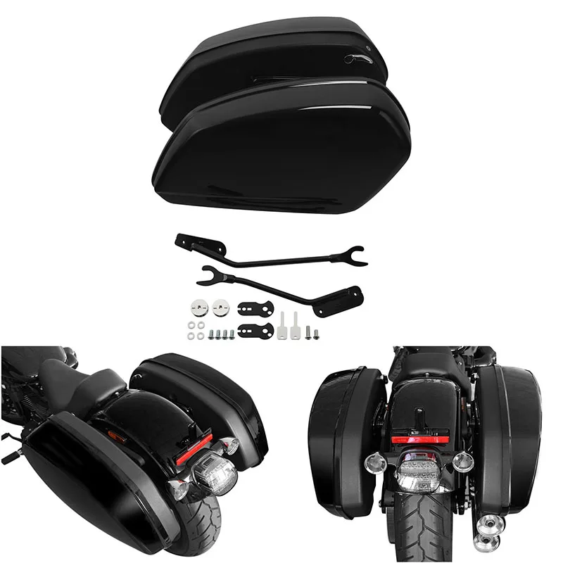 Motorcycle Hard Saddlebags Bags For Harley Low Rider ST FXLRST 2022-2025 Low Rider S FXLRS 2020-2024 Luggage Carrier Side Bags