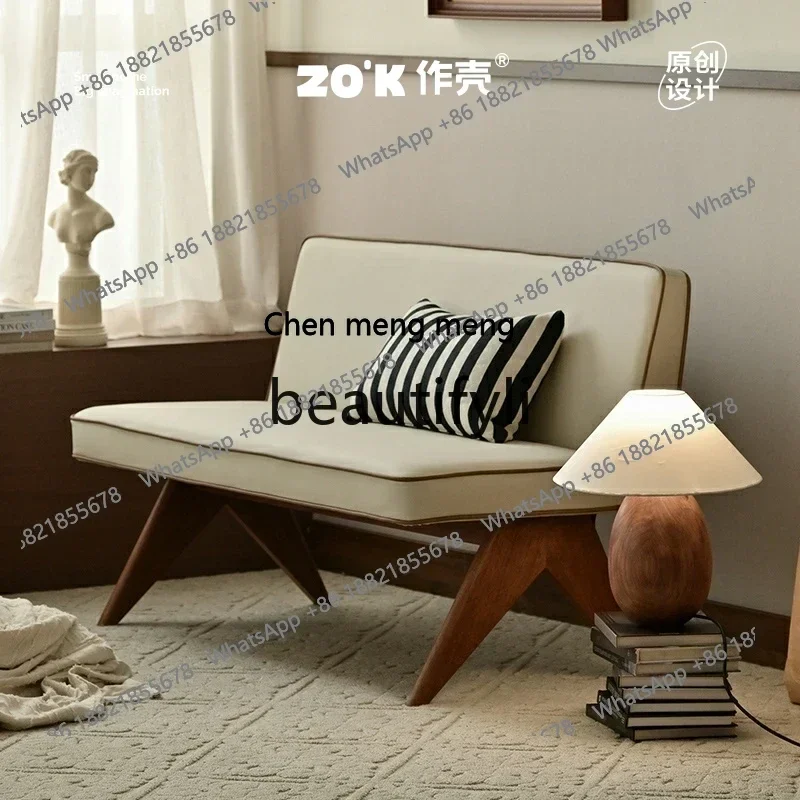 S7486teae Italian retro sofa living room dining chair modern industrial style medieval bench commercial