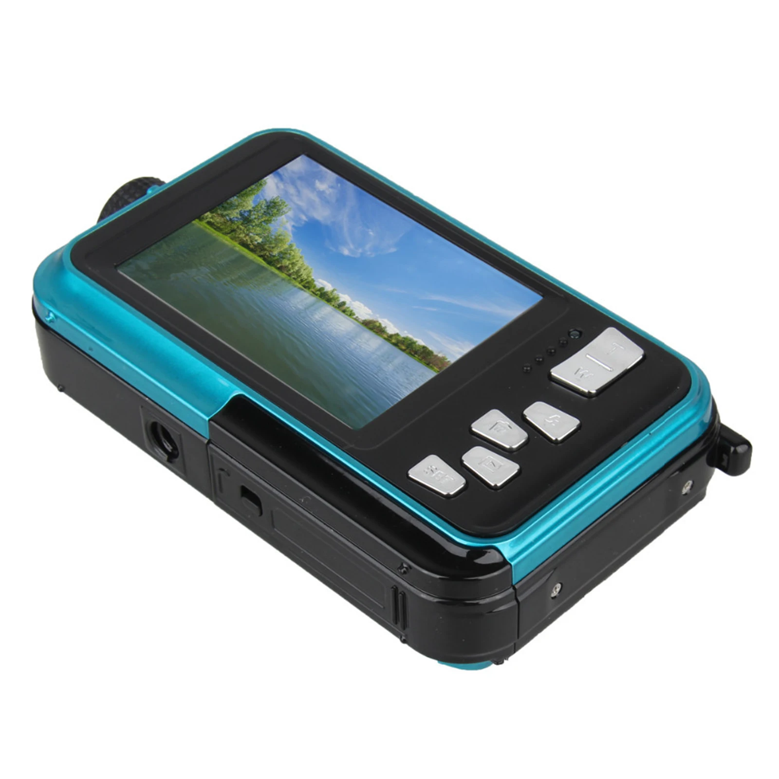 Caméra numérique sous-marine avec écran LCD pour touristes, enregistreur vidéo, Full HD, 2.7K, 48MP, plongée en apnée, camping, voyage