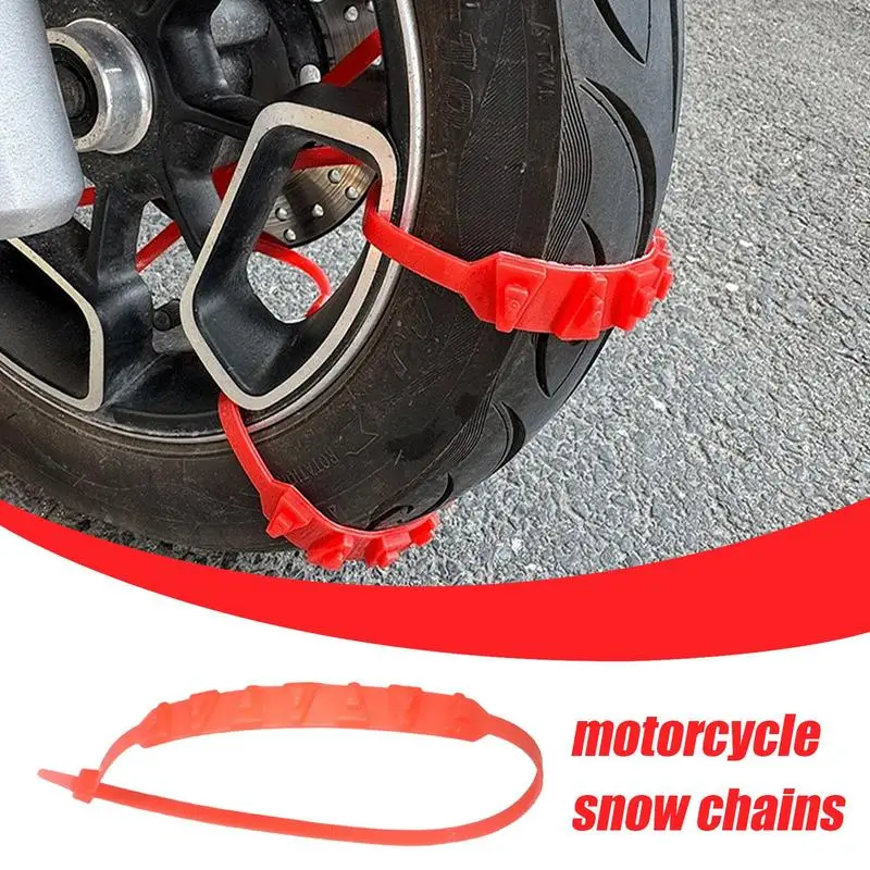 For Refer To Description  Snow Tire Chain Nylon Electric Vehicle Anti-skid Belt Extrication Chain For Winter Driving Non-Slip