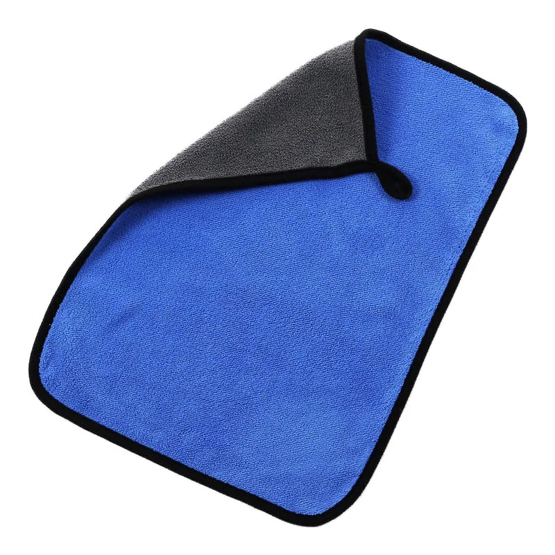 Microfiber Car Wash Towel 30x30/40cm Soft Ultra-Absorbent Drying Cloth Car Cleaning Towel for Auto Detailing Blue Wipes 30x40cm