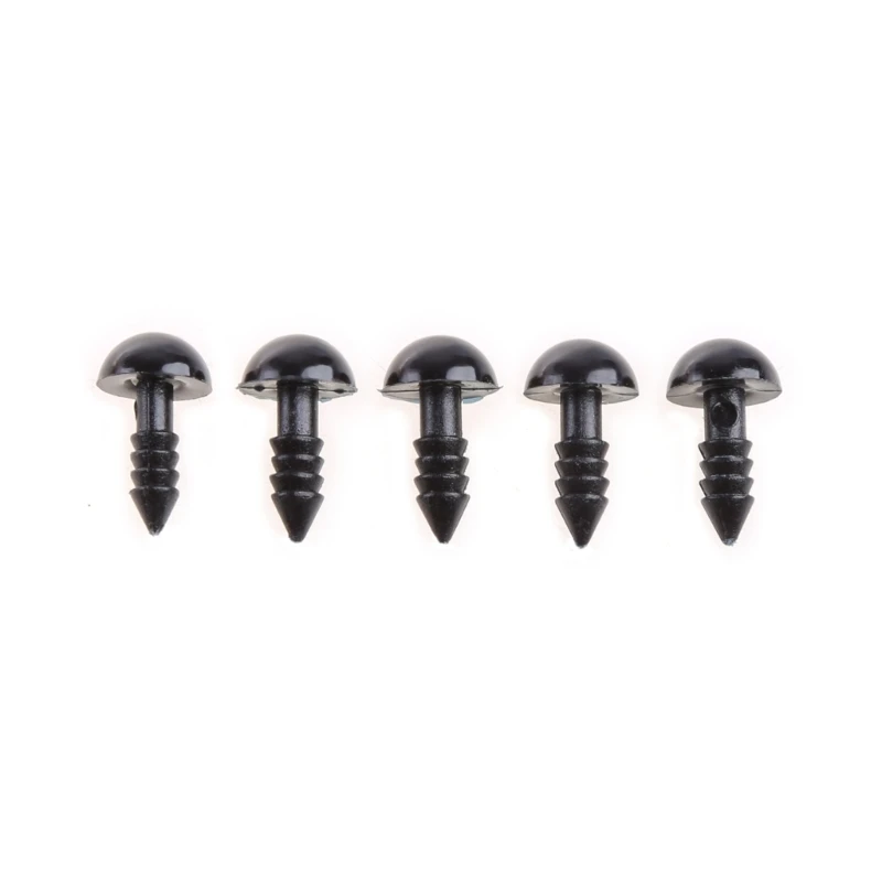 20pcs 6-20mm Black Plastic Safety Eyes For  Bear/Dolls/Toy Animal/Felting