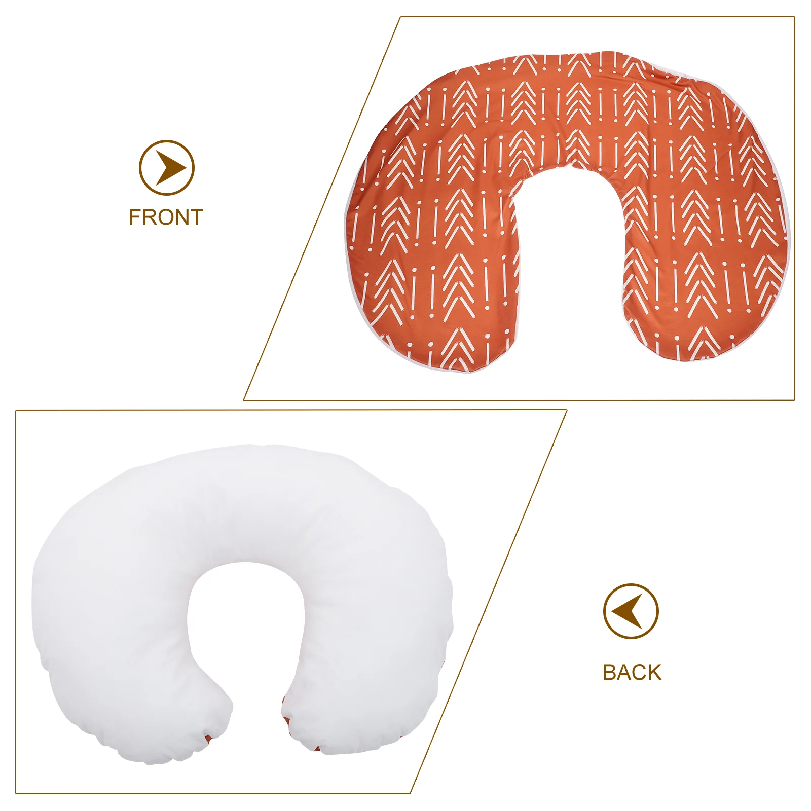 Almohadas tipo tumbona para bebé, funda de almohada para lactancia, funda de alimentación para avión infantil, Chaise Longue 57x46x02cm, lactancia