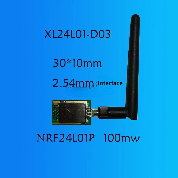2.4G Wireless Transceiver Module|Long-distance Transparent Transmission|nRF24L01P+PA|High Power 100mW/SI24R1