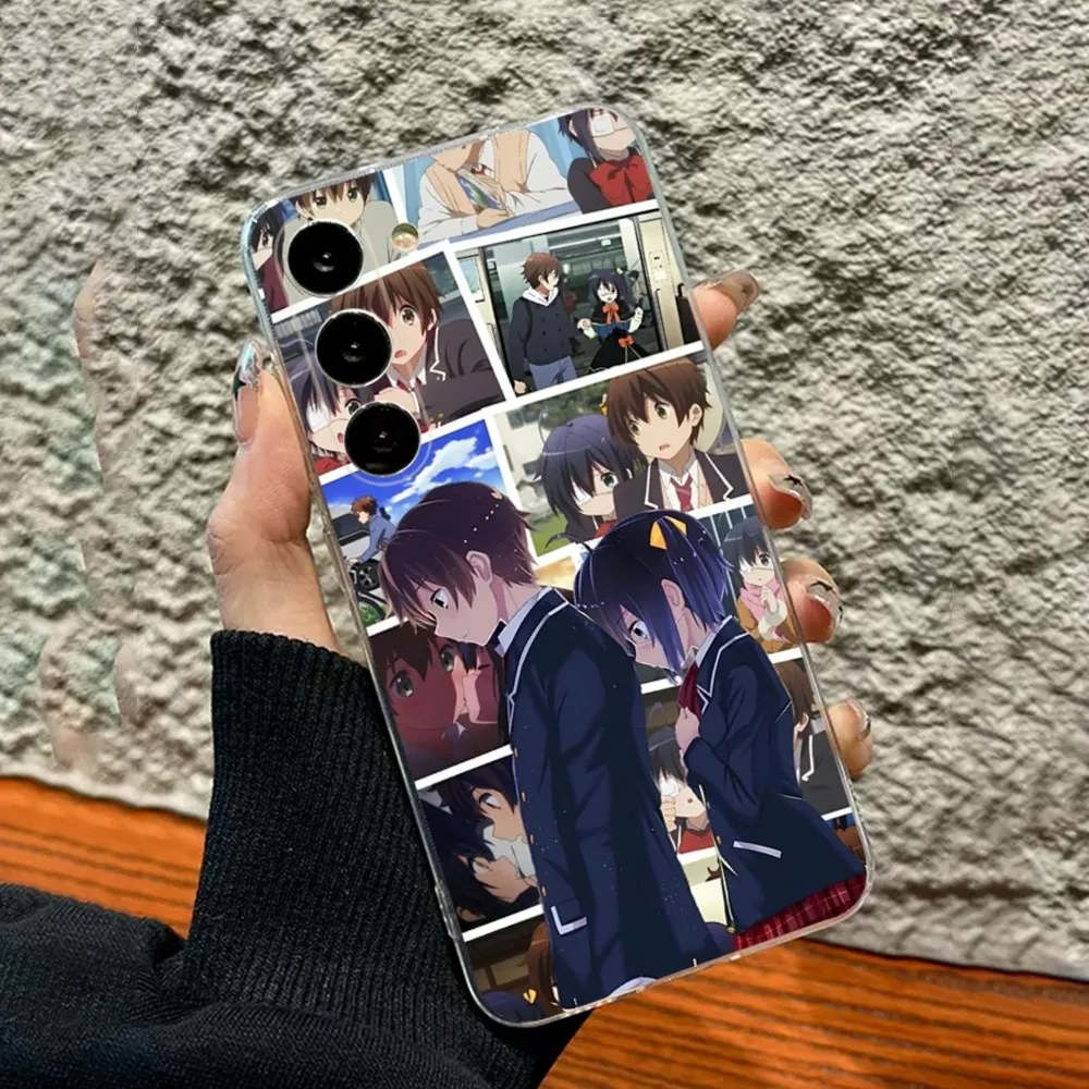 Rikka Takanashi Togashi Yuuta  Phone Case For Samsung Galaxy A71,70,52,40,51,31,A50,21S,30S,Note20ultra Transparent soft Cover