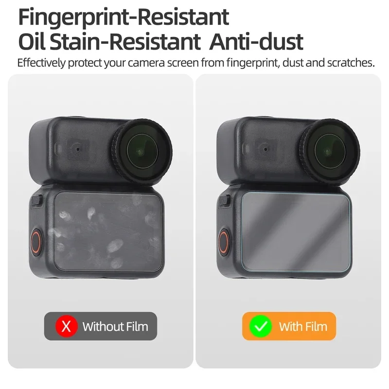 Tempered Glass for DJI Osmo Nano Screen Camera Lens Protector Glass Film for DJI Osmo Nano Protection Accessories Set